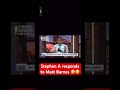 #stephenasmith responds to #mattbarnes 😳😳 #shorts #sports #lebronjames #podcastclips