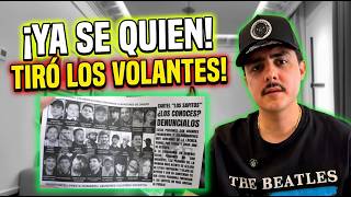 YA SE QUIEN TIRÓ LOS VOLANTES EN CULIACAN