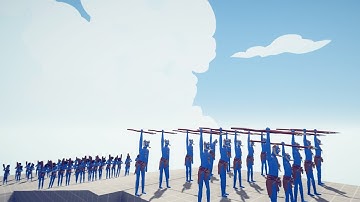Clubber + Spear Thrower vs Every Unit - Totally Accurate Battle Simulator TABS