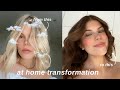 i box dyed my hair brown at home.. | BLONDE TO BRUNETTE TRANSFORMATION