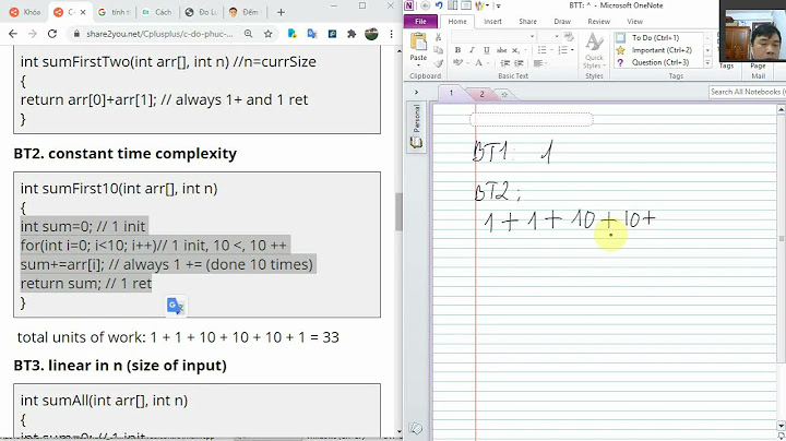 Cách tính độ phức tạp của thuật toán trong c++ năm 2024