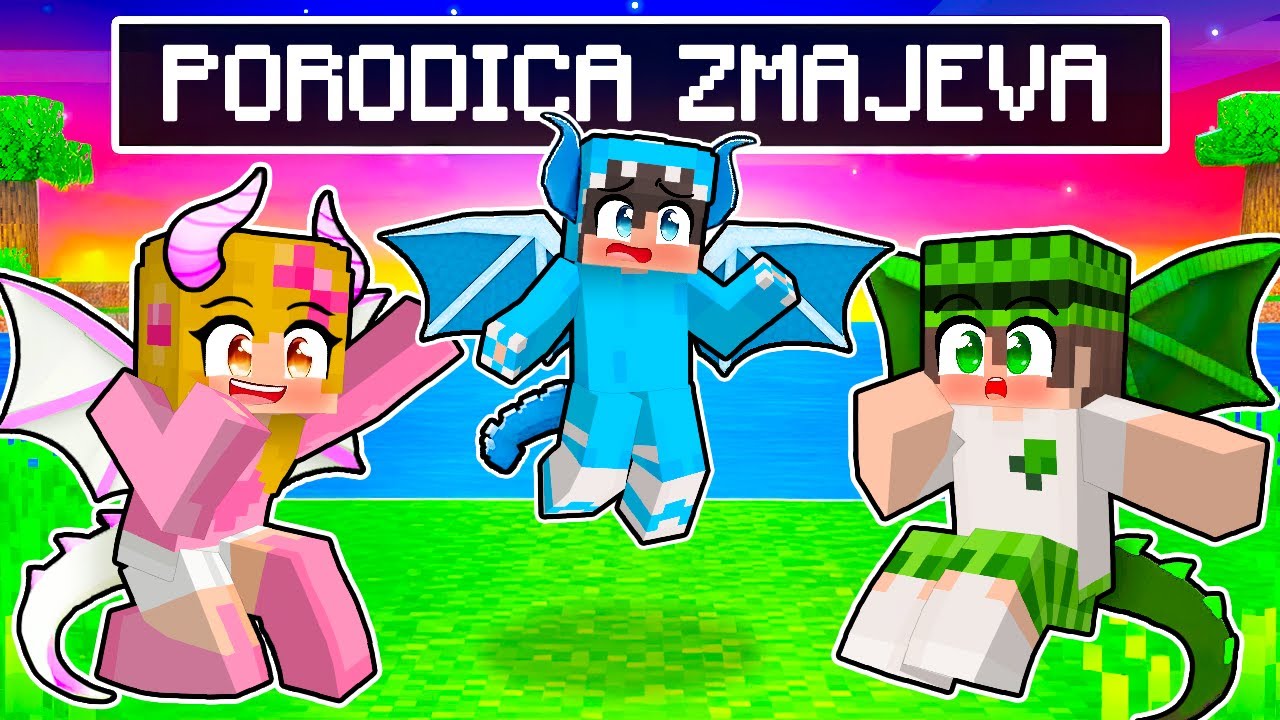 USVOJILA ME JE PORODICA ZMAJEVA U MINECRAFTU!