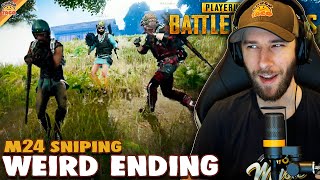 M24 Sniping and a Weird Ending ft. Halifax, Reid, & Quest - chocoTaco PUBG Squads Gameplay