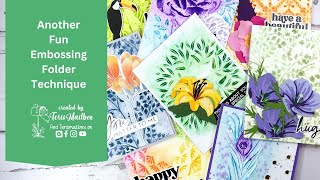 Another Fun Embossing Folder Technique