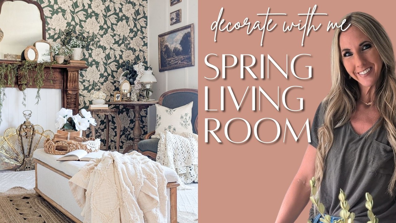 Spring Living Room Refresh 🌿 Cozy Cottage Decor | Decorate With Me ...