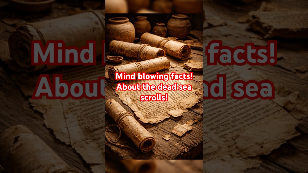 Mind blowing facts about the dead sea scrolls!