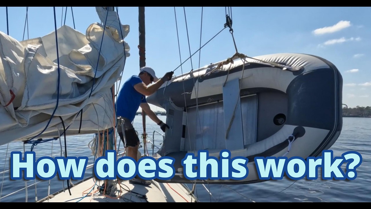 Solo Sailing: How to Safely Hoist My Dinghy Onboard    