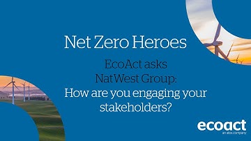 Net-Zero Heroes NatWest Group stakeholder engagement