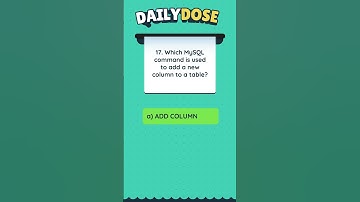 🚀 MySQL Command Quiz! 🗄️