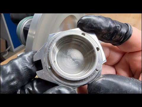 Omega Ploprof Restoration 👉 Lapping the camfers