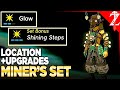 GLOW Miner&#39;s Set (Locations &amp; Upgrades) in Tears of the Kingdom