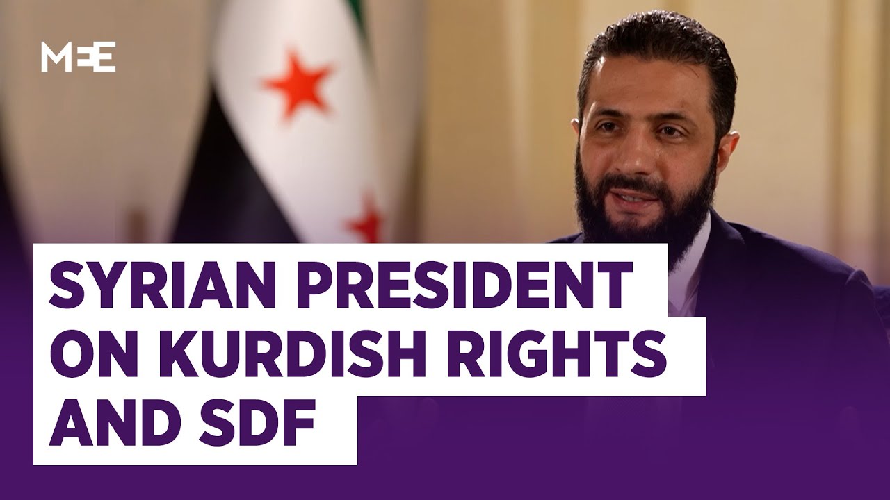 Syrian president discusses Kurdish rights and the SDF
