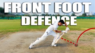 HOW TO PLAY FRONT FOOT DEFENCE || DRILLS FOR FRONT FOOT DEFENCE screenshot 5