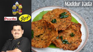 Venkatesh Bhat Makes Maddur Vada Recipe In Tamil Easy Karnataka Special Evening Tea Time Snacks