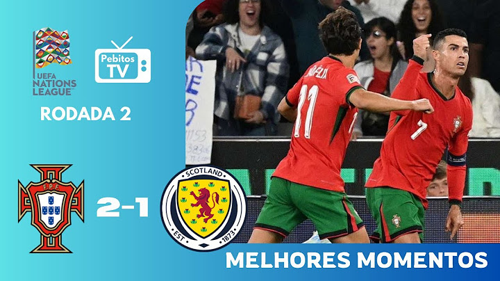 PORTUGAL 2 X 1 ESCÓCIA | MELHORES MOMENTOS | PORTUGAL VENCE COM GOL DE CR7 NO FINALZINHO