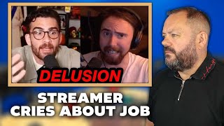 Streamer cries over his "soul sucking" job #decoyvoice REACTION | OFFICE BLOKES REACT!!