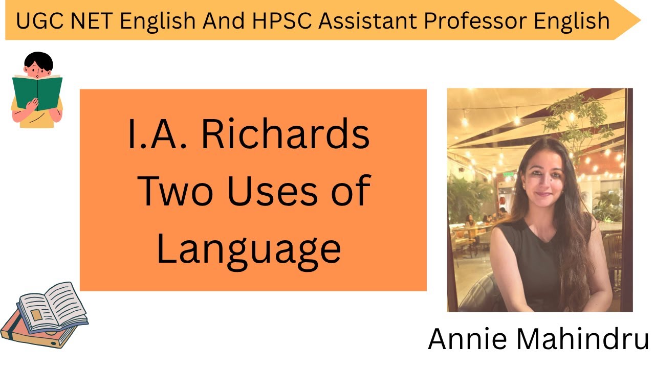 IA Richards| Two Uses of Language | Literary criticism | Annie Mahindru