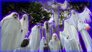 👻My Entire GHOST Halloween Animatronic Collection! Lifesize Props 👻