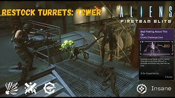 Aliens Fireteam Elite | Restock Turrets | Insane | BFATO | "Artillery" Demo with the Vajra!