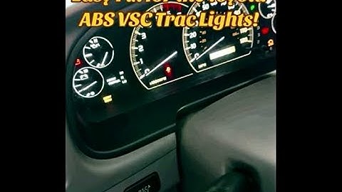 How to diagnose & replace the dreaded Toyota ABS/ VSC/ Trac Lights on & replace the Skid Control ECU