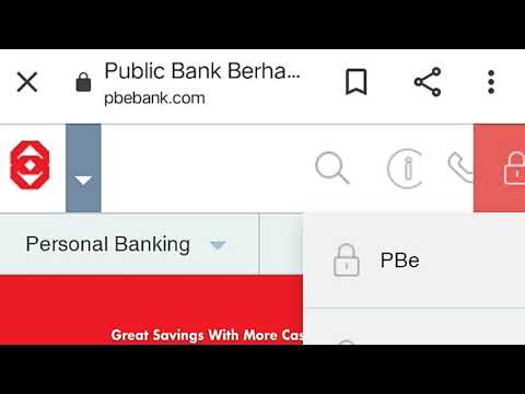 Membuat Mobile Banking Public Bank Malaysia Buku Rekening Youtube
