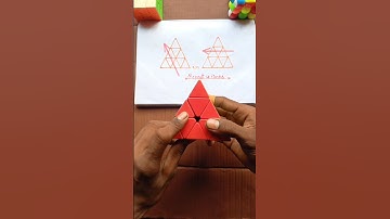 Pyramid cube magic trick 💯🔥#shorts #pyramid @cubeingformula