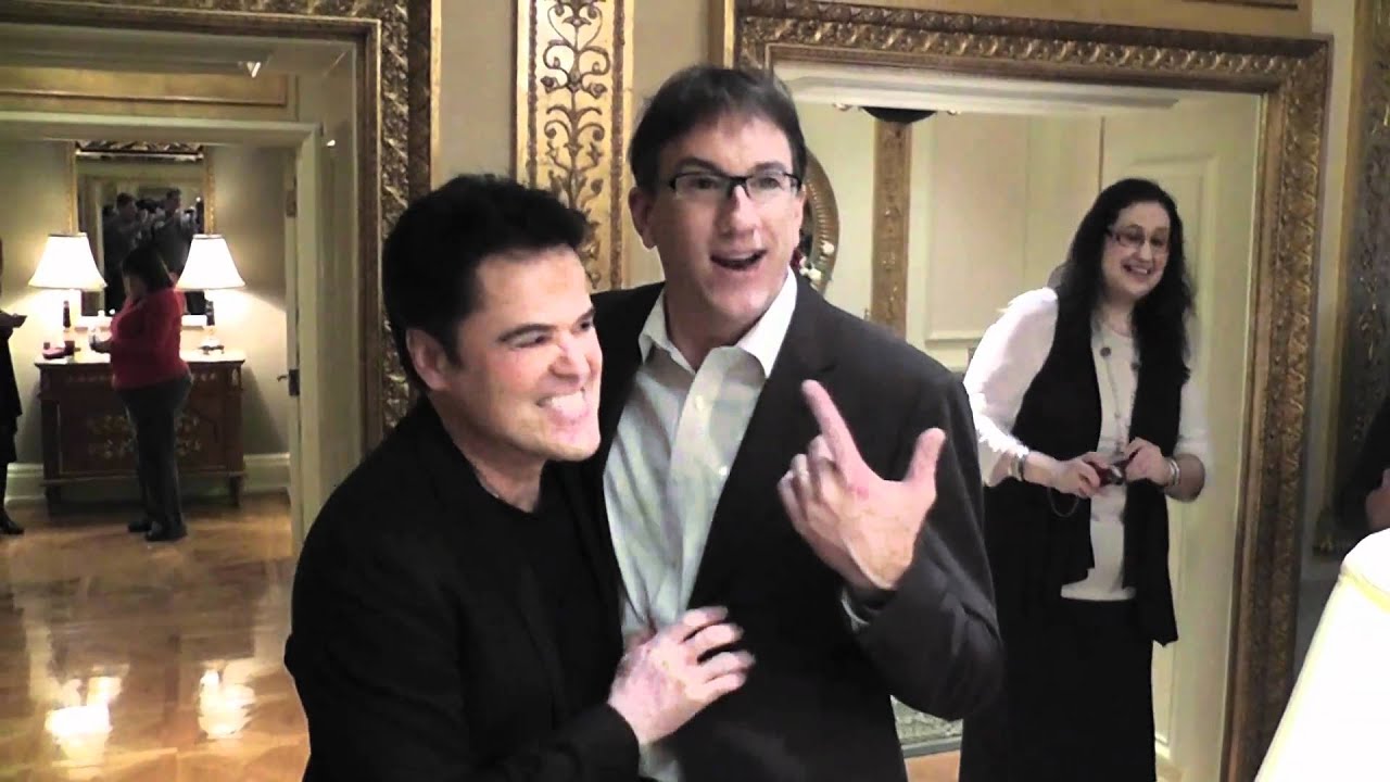 Donny Osmond surprises Mark Wallengren - Las Vegas