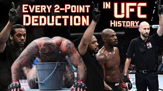 Every 2-Point Deduction In Ufc History