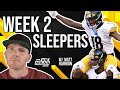 NFL Week 2 SLEEPER Picks 🏈 Top Wide Receiver Sleepers w/ Matt Harmon | WR Week 2 Plays