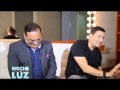 Victor Manuelle y Gilberto Santa Rosa con Luz Garcia en Noche De Luz 1/3