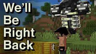 Minecraft: We'll Be Right Back Notch Vs Creeper and Herobirne to be continued meme By Scooby Craft