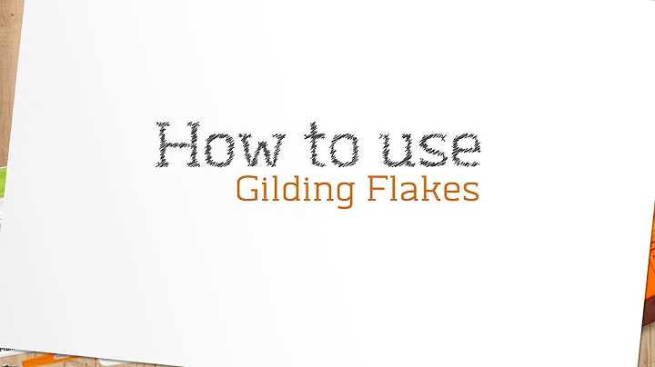 How to Use Gilding Flakes - Tonic Studios Tutorial - Jodie Johnson