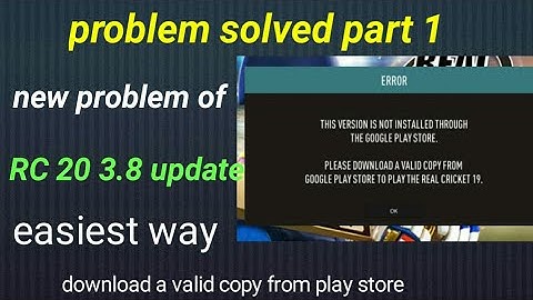 RC 20 new problem solved!download from play store! valid copy! problem solved part 1