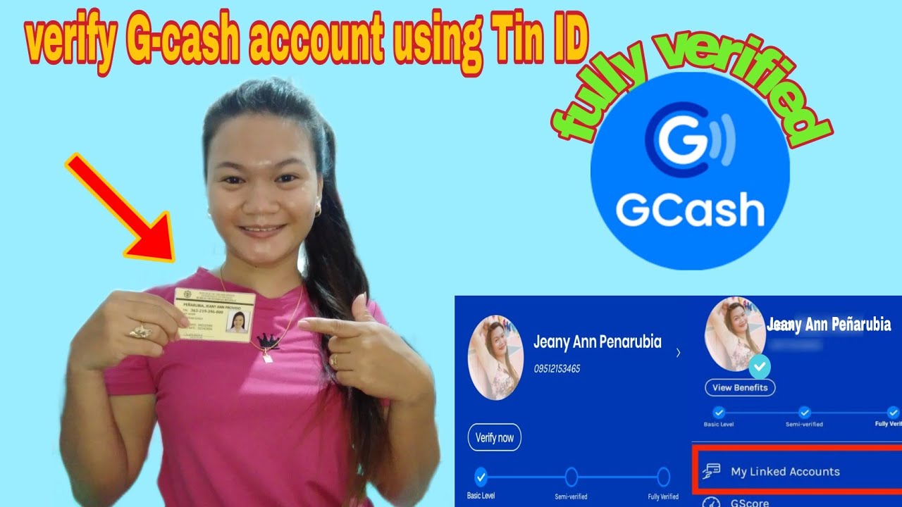 How to Verify Gcash Account Using Tin ID gcash iloilo gcashapp 