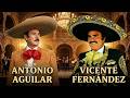 VICENTE FERNÁNDEZ y ANTONIO AGUILAR 🐴 Puros Corridos De Caballos Legendarios