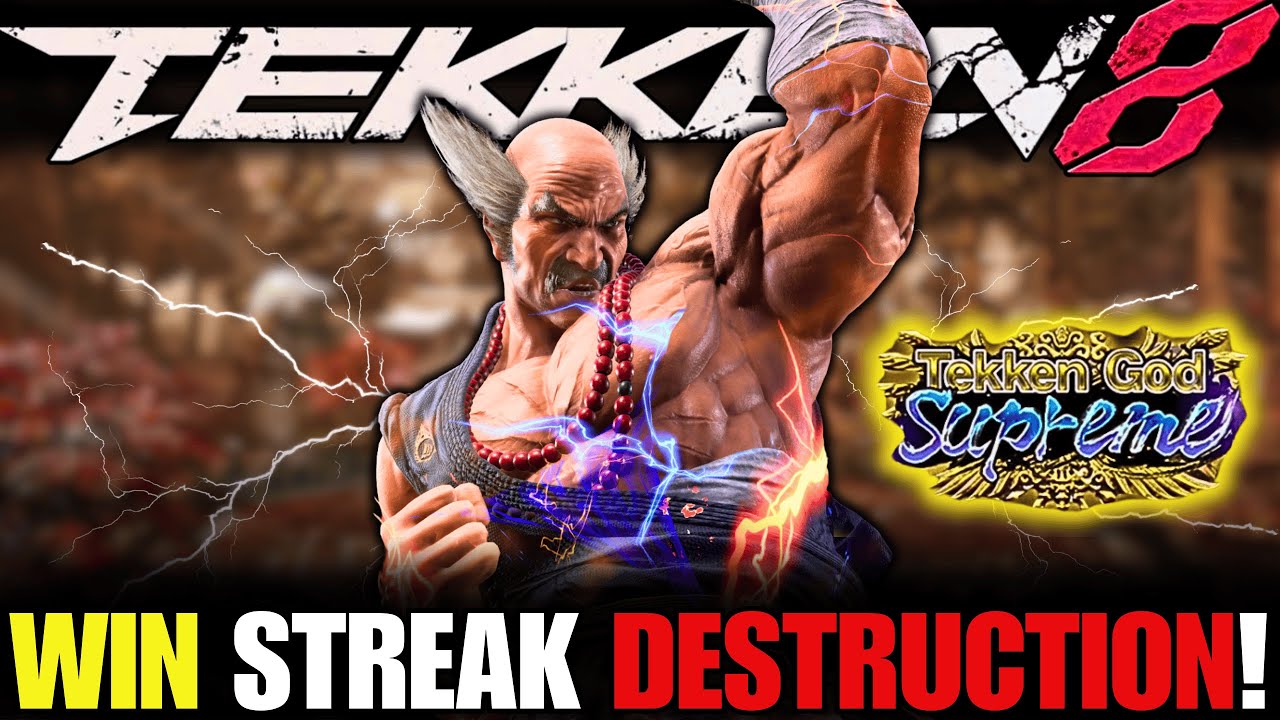 Tekken 8 Heihachi – 10 побед подряд до Tekken God Supreme! (Полный рейтинговый подъём)