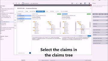 Patent Pulse - How to compare claims of different patents?