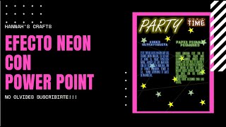 Efecto NEON en power point