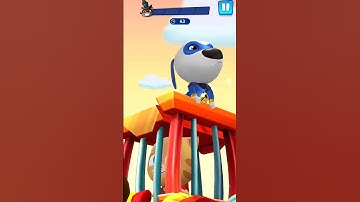 Talking tom Hero Dash Super Hank Save The Super Ginger Of Reccon Android iOS Gameplay #shorts