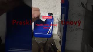 Praskl&yacute; litinov&yacute; kotel Viadrus, jednodu&scaron;e oprav s pomoc&iacute; BCG kapaliny za pln&eacute;ho provozu.