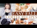 FAVORITE FALL COFFEE RECIPES 2019 🍁| Healthy & Easy Dupes for your favorite drinks