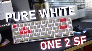 New Ducky One 2 Sf 65 Pure White Unboxing And Sound Tests Typing Gaming Youtube