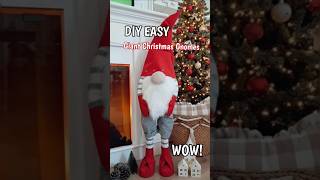 Çok Kolay Dev Noel Cücesi Yapımı Diy Easy Giant Christmas Gnome