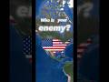 Enemy of Nations 🔥#short #geography #history #map #enemy