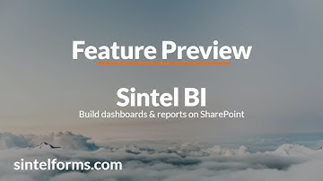 Feature Preview-Sintel BI App