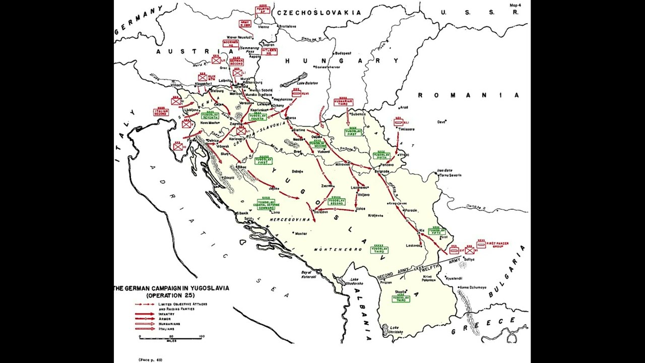 Nazi invasion of Yugoslavia 1941 WW2