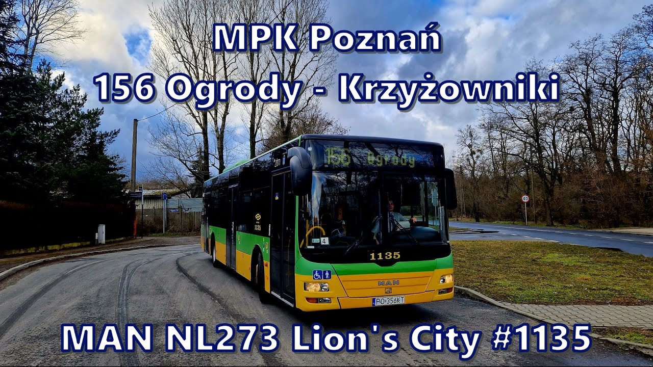MPK Poznań - linia 156, MAN NL273 Lion's City #1135