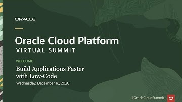 Build Applications Faster with Low Code - Full Event