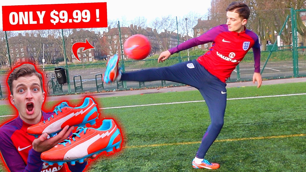 I Bought the WORLDS CHEAPEST FOOTBALL BOOTS! (Crazy Skills + Goals