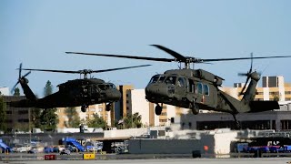 Awesome Arrival of 'FIVE' UH60 Military Blackhawk Helicopters  Sikorsky